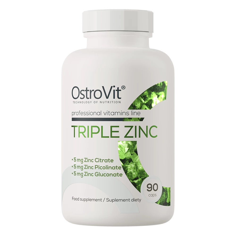 OstroVit - Triple Zinc - 90 kapsułek